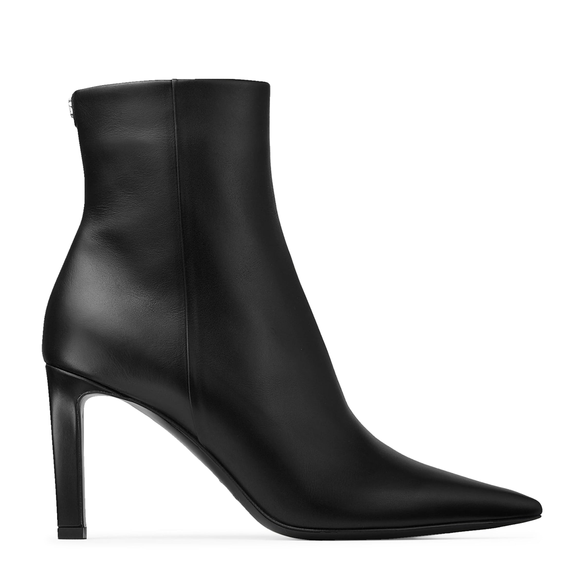 Jimmy Choo Black Frankie 85 Leather Ankle Boots