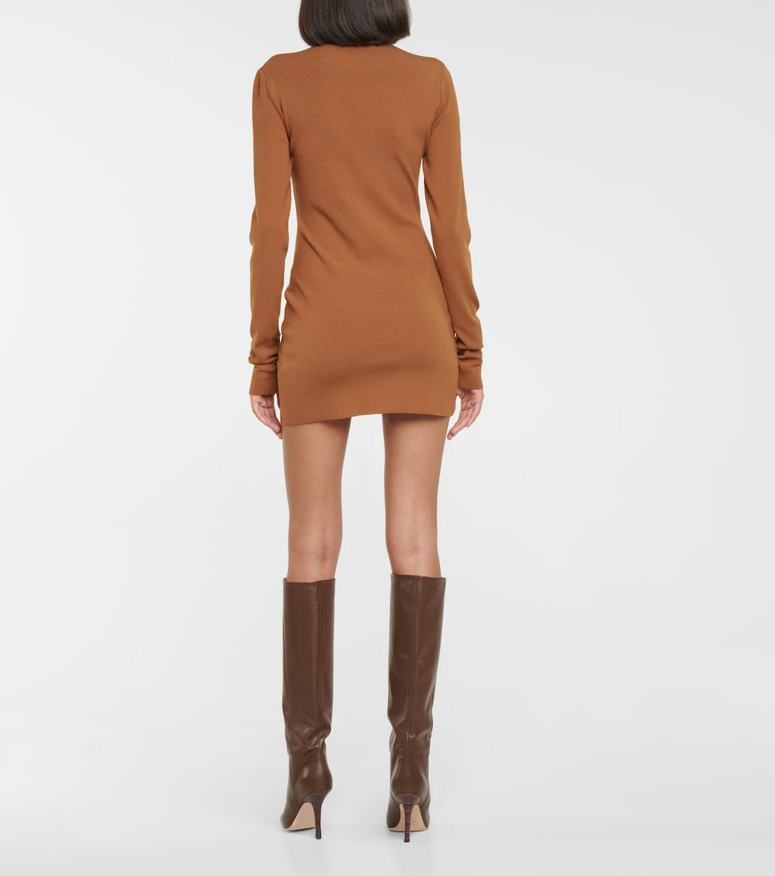 Zeynep Arçay - Side-slit knit minidress