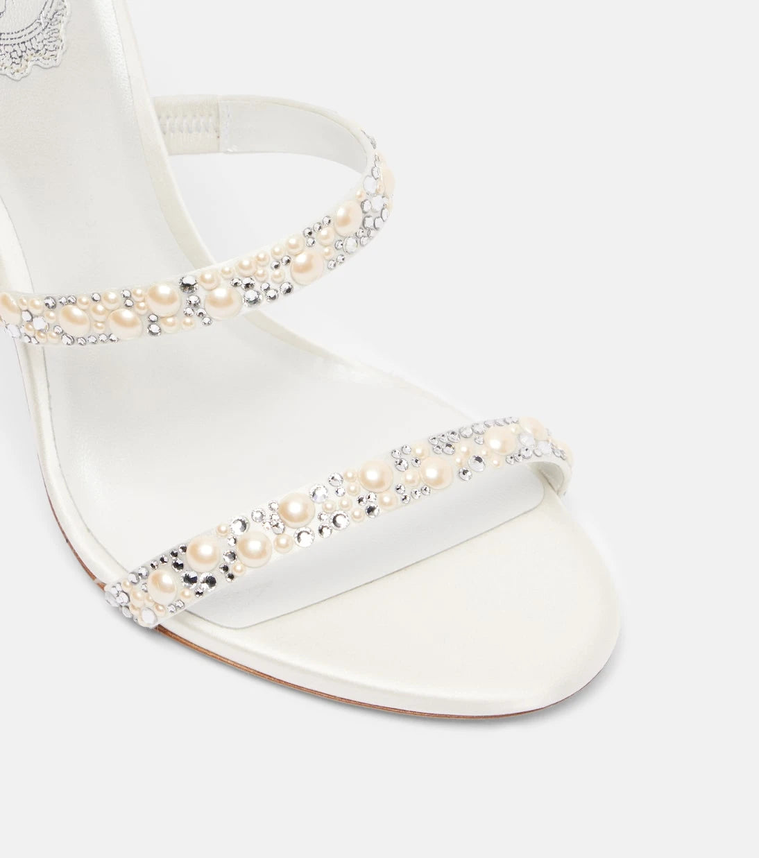 Rene Caovilla - Cleo 105 embellished satin sandals