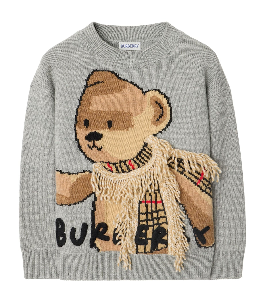 Burberry Kids Wool Thomas Bear Sweater (3-12 Years)
