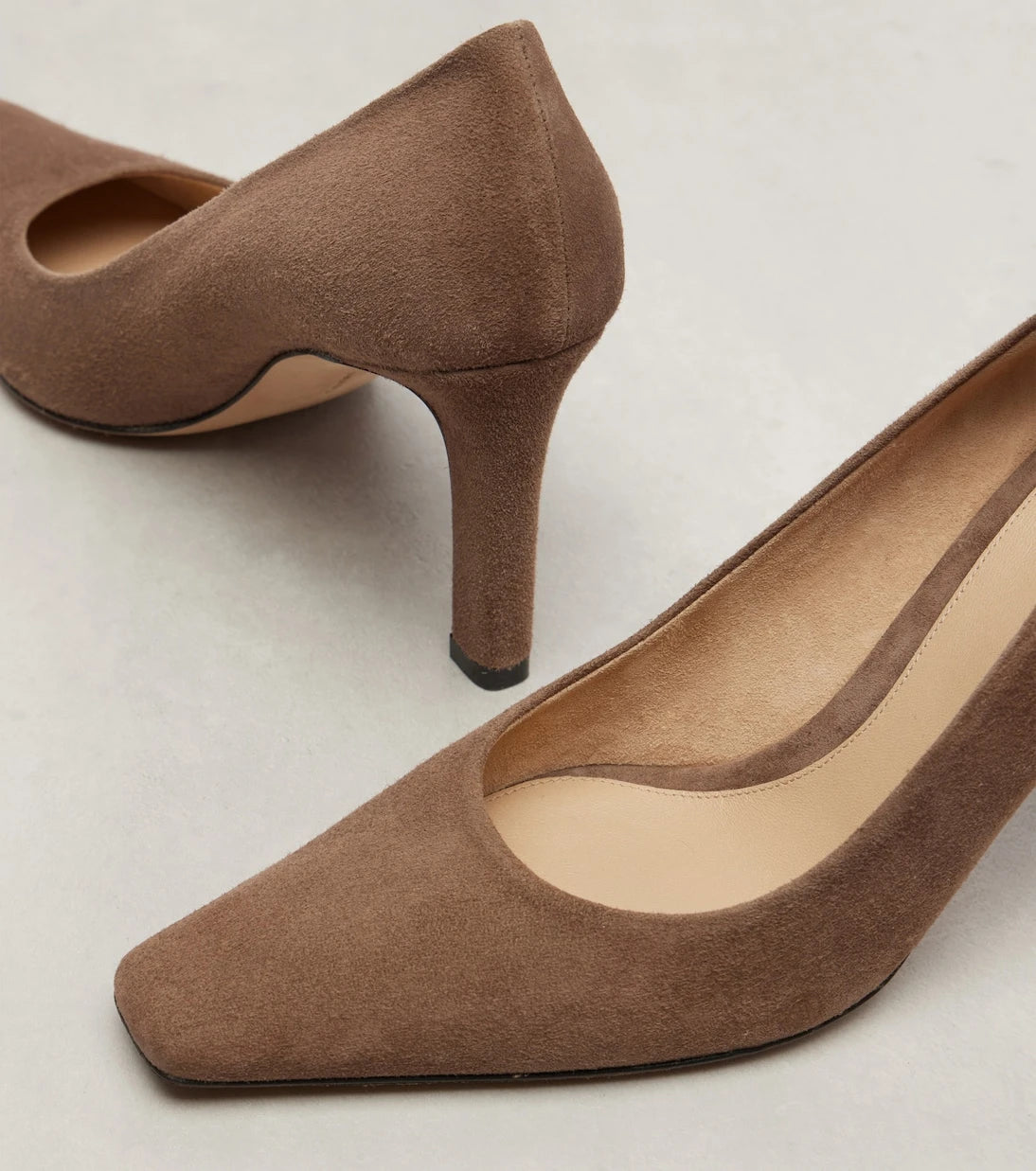 The Row - Carla 80 suede pumps