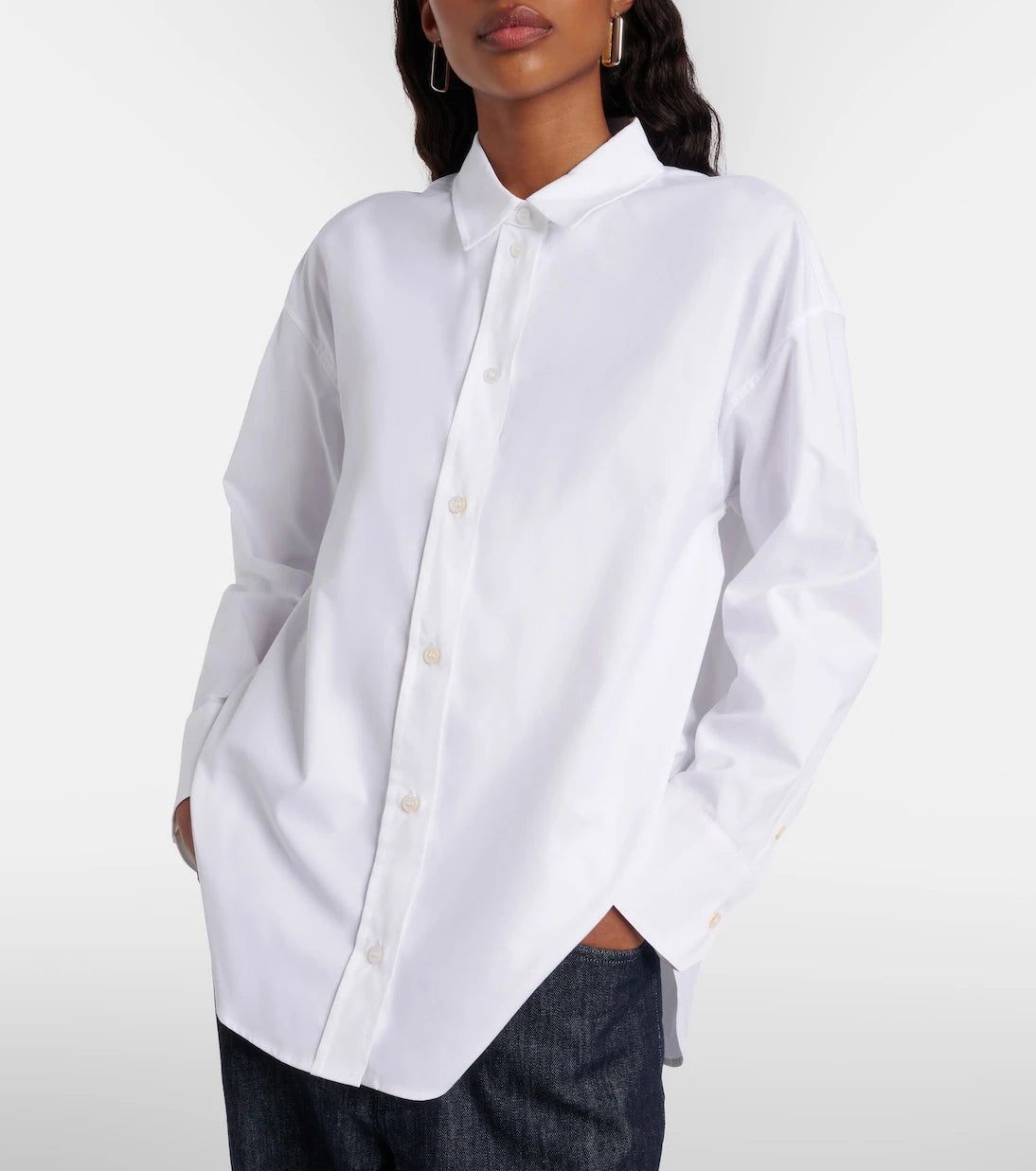 'S Max Mara - Adele cotton poplin shirt