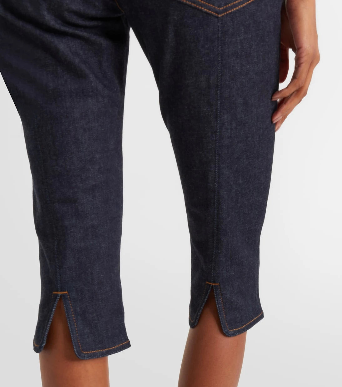 Jacquemus - Logo capri jeans