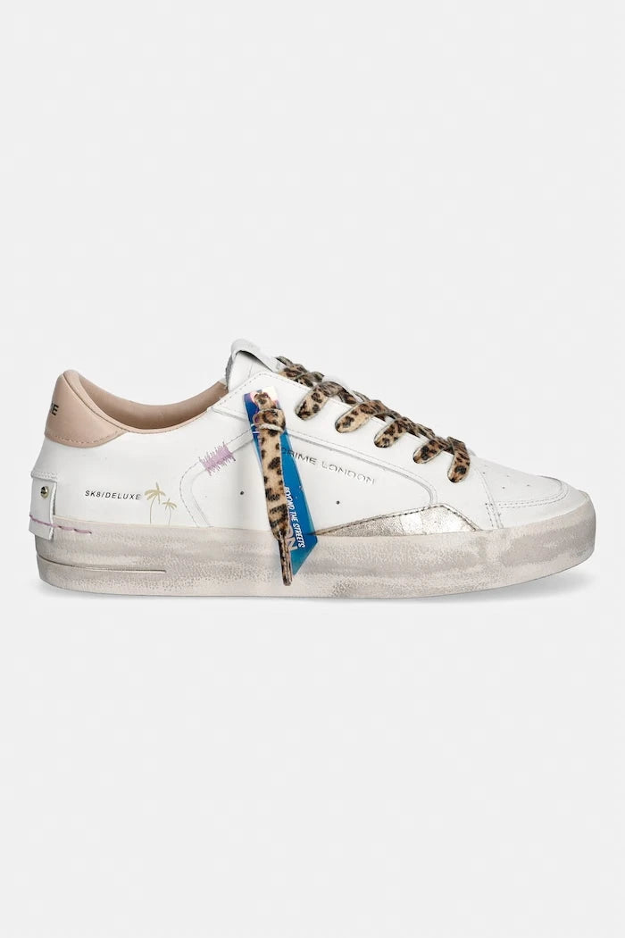 Кожени маратонки Crime London SK8 DELUXE