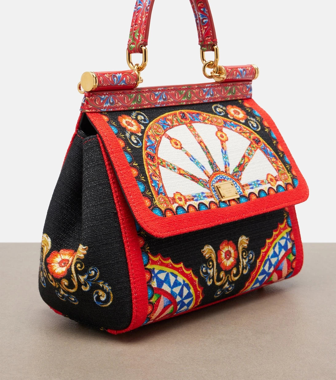 Dolce&Gabbana - Sicily Medium printed top-handle bag