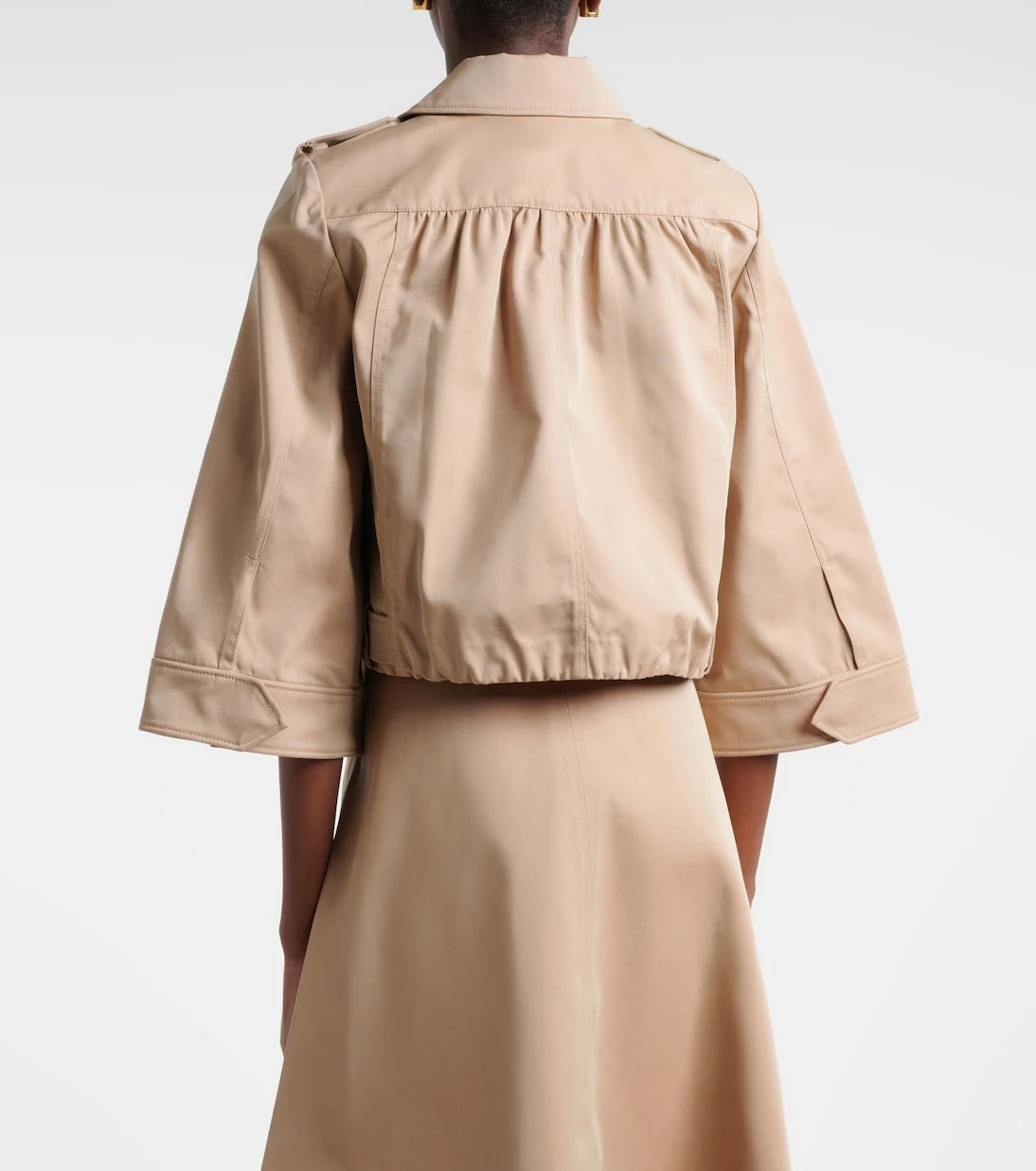 Dorothee Schumacher - Luxury Layer cropped cotton-blend jacket