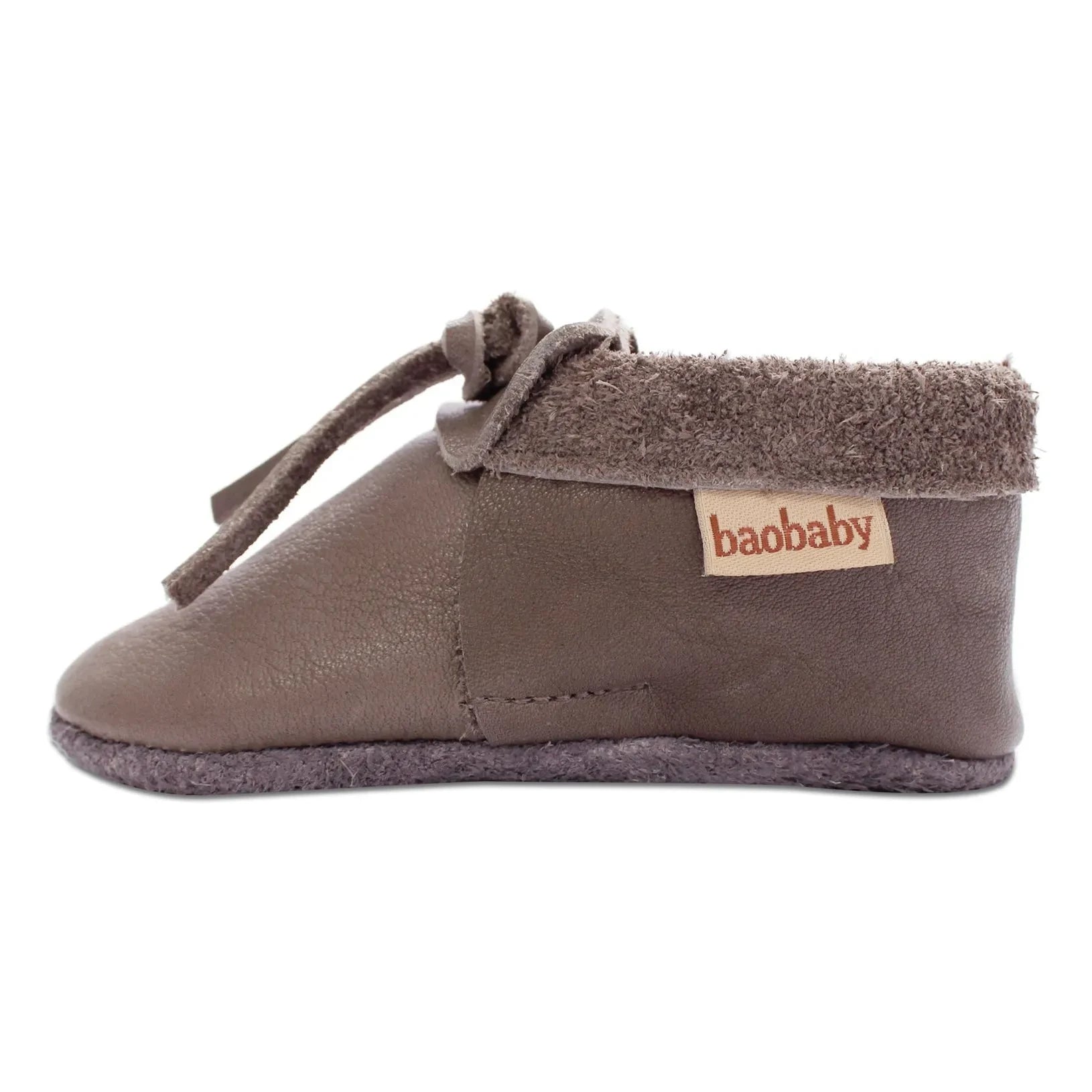 Baobaby - Leather slippers | Mocha