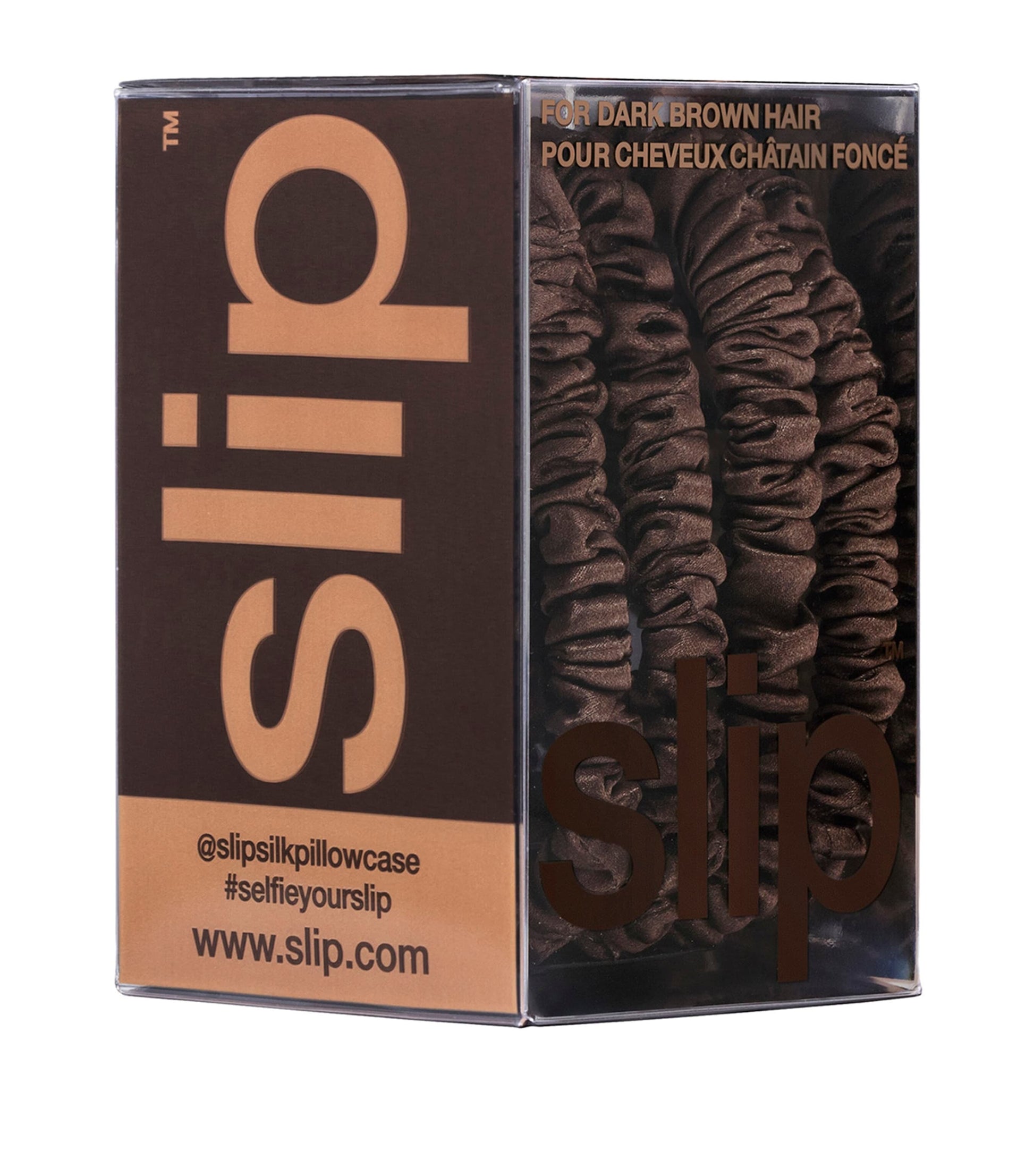 Pure Silk Skinny Scrunchies (Set of 4)