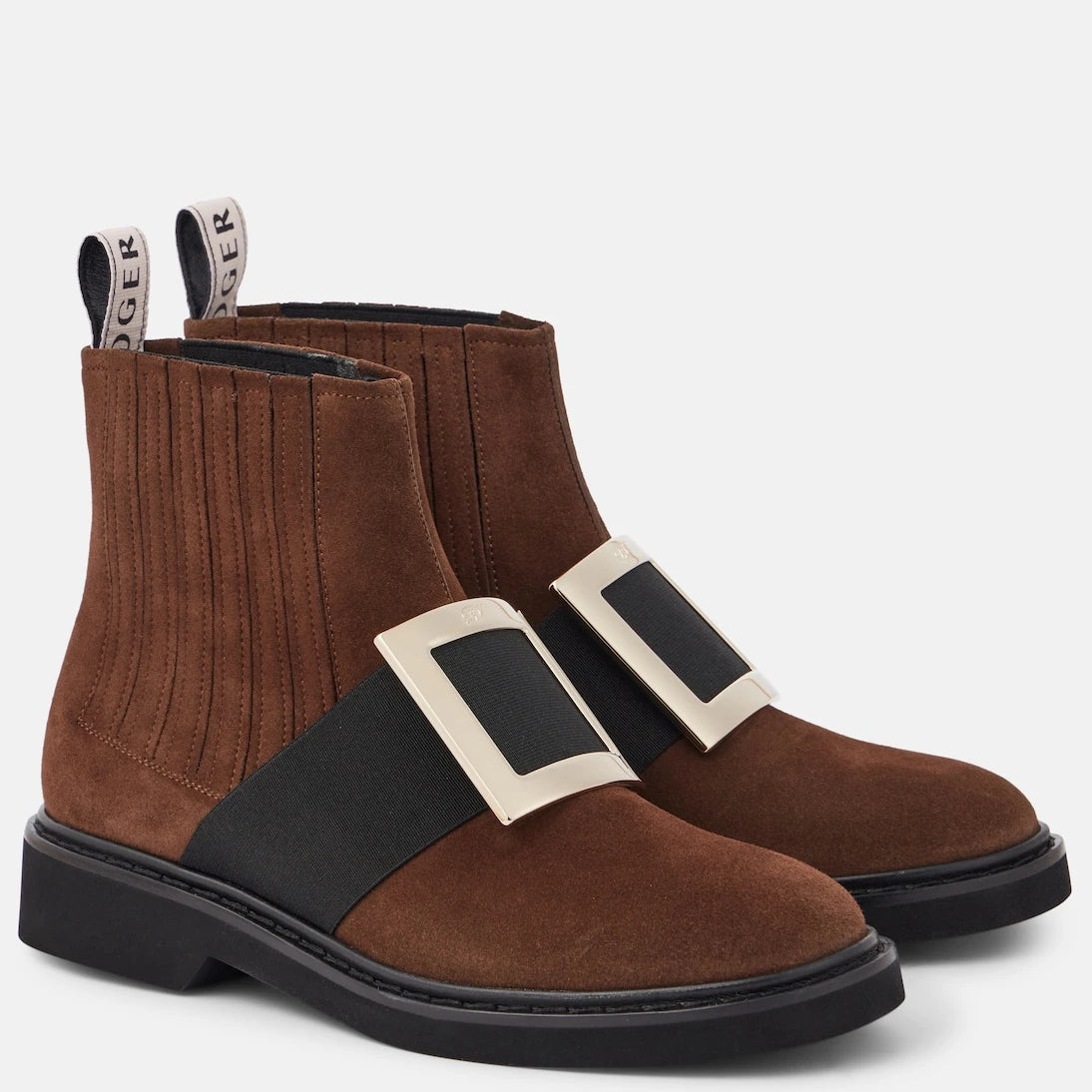 Roger Vivier - Viv' Rangers suede Chelsea boots