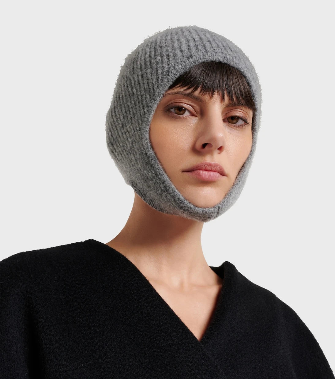 Jacquemus - Ribbed-knit alpaca and wool-blend hood