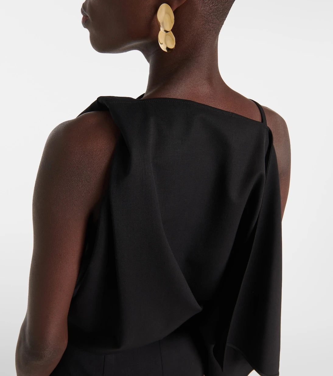 Proenza Schouler - Elena draped wool-blend midi dress