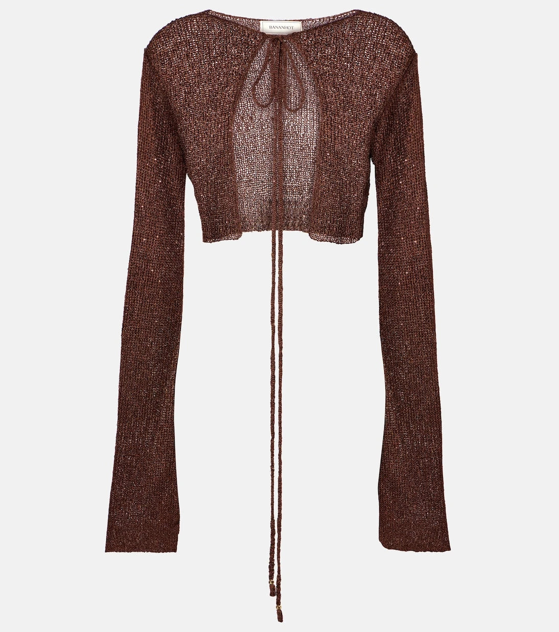Bananhot - Alma sequined knitted cardigan