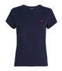 Navy Cotton Polo Pony T-Shirt