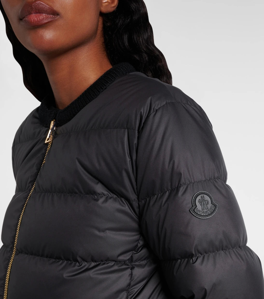 Moncler - Cropped down jacket