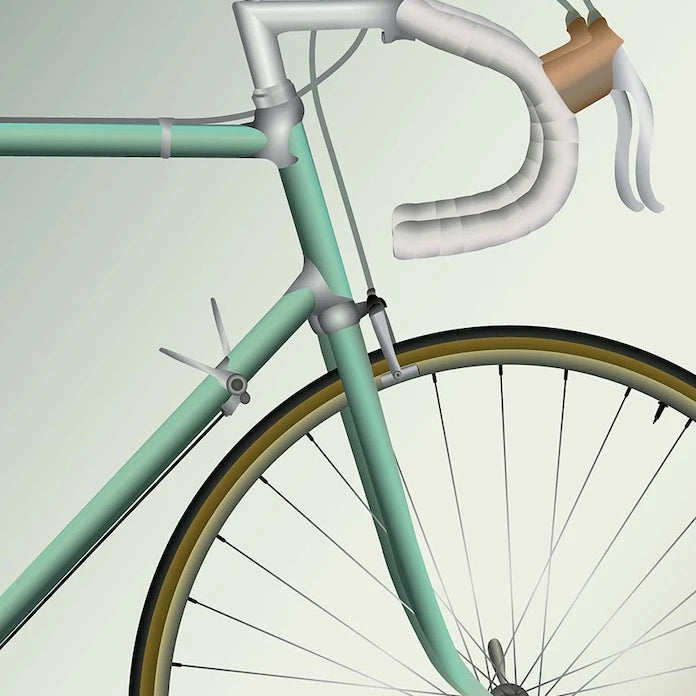 Vissevasse Постер Racing Bicycle 30x40 cm
