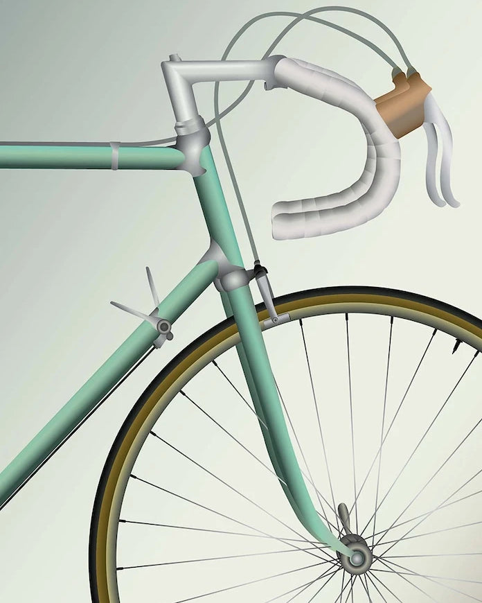Vissevasse Постер Racing Bicycle 30x40 cm