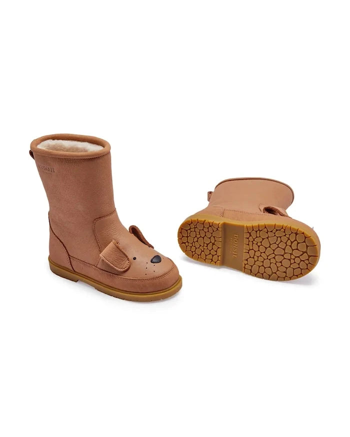 Детски кожени зимни обувки Donsje Wadudu Classic Boots Dog