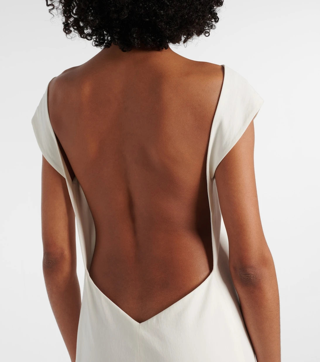 Khaite - Ayame open-back cotton maxi dress