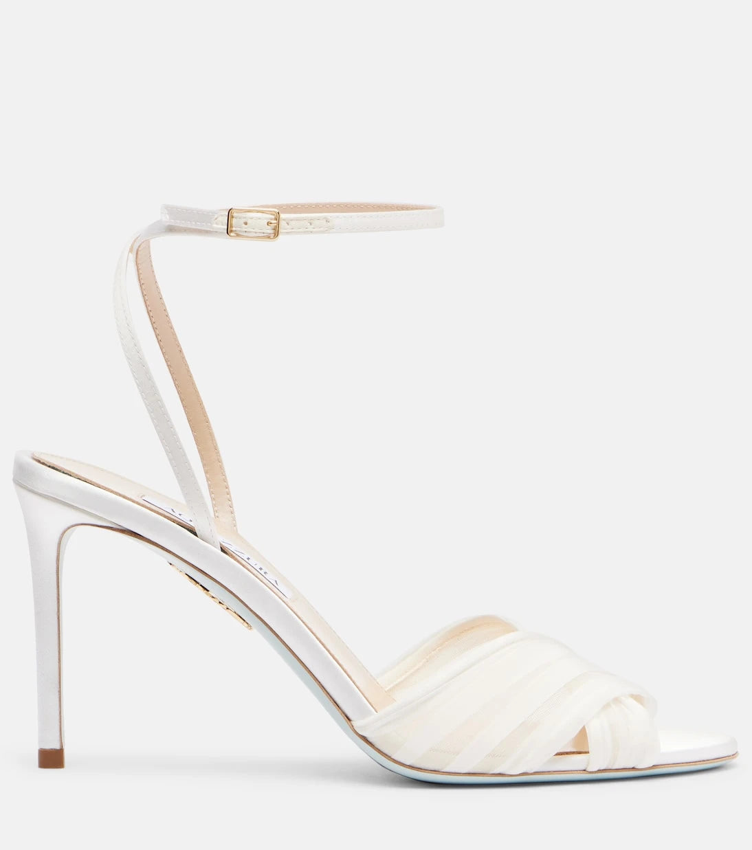 Aquazzura - Voile satin and chiffon sandals