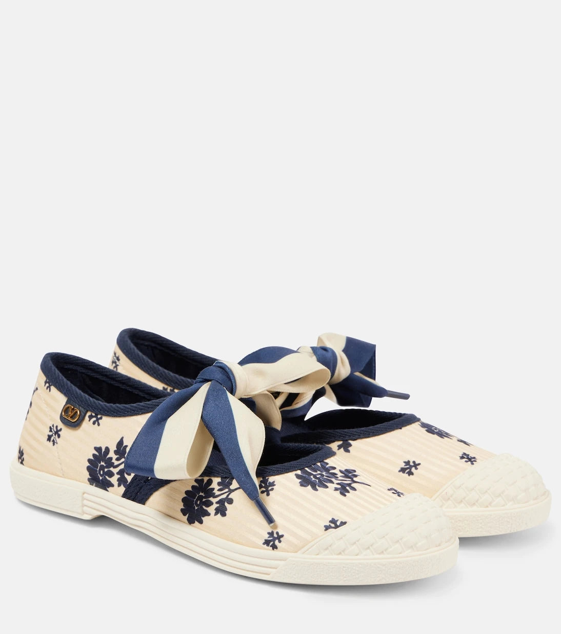 Valentino Garavani - Bay By Bay printed canvas sneakers