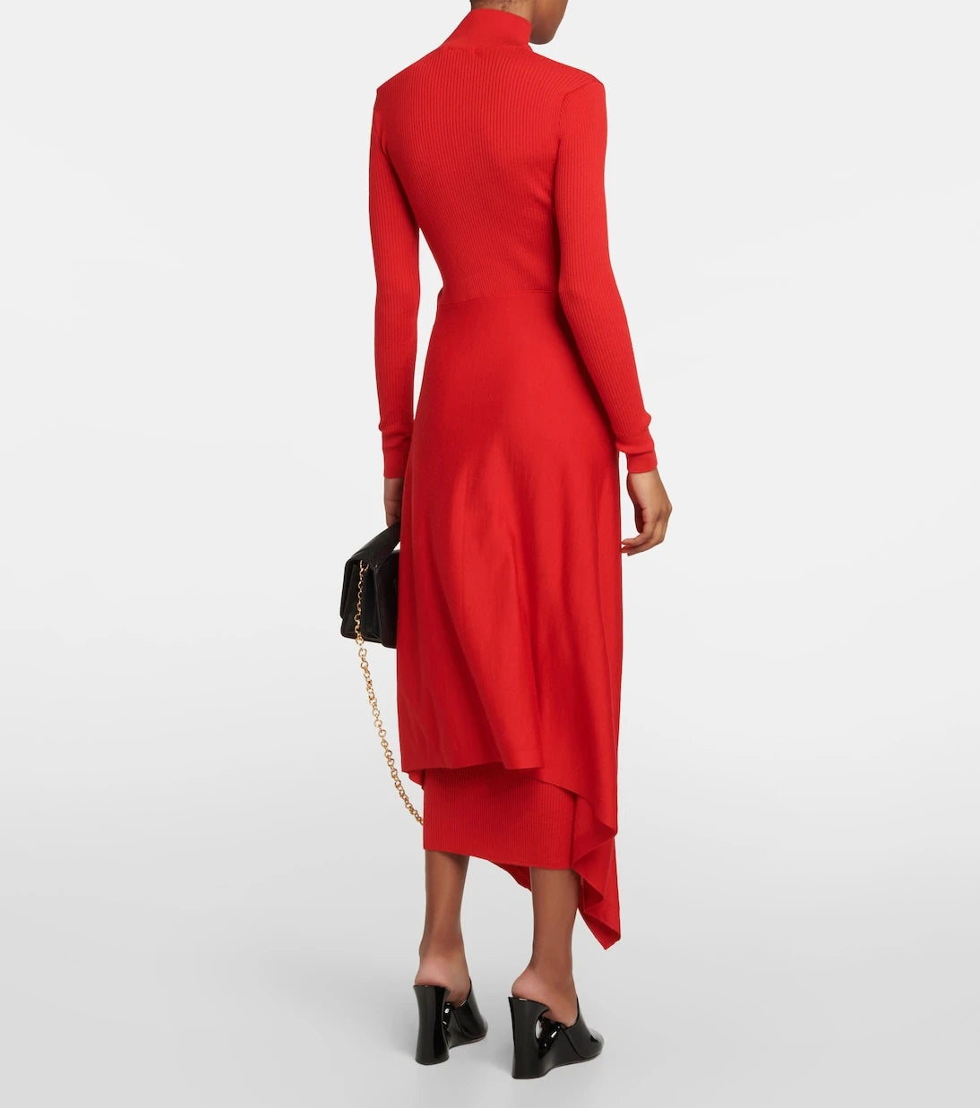 Alaïa - Cashmere and silk midi dress