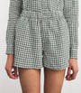 Green Linen The Boxer Shorts
