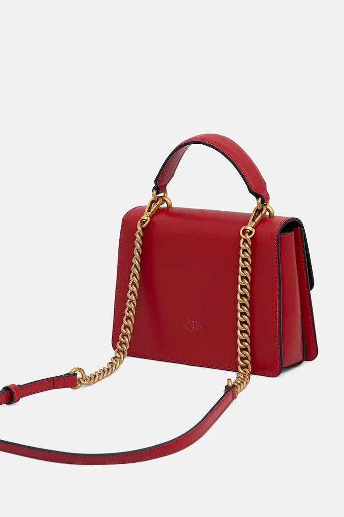 Pinko kadın deri crossbody çanta