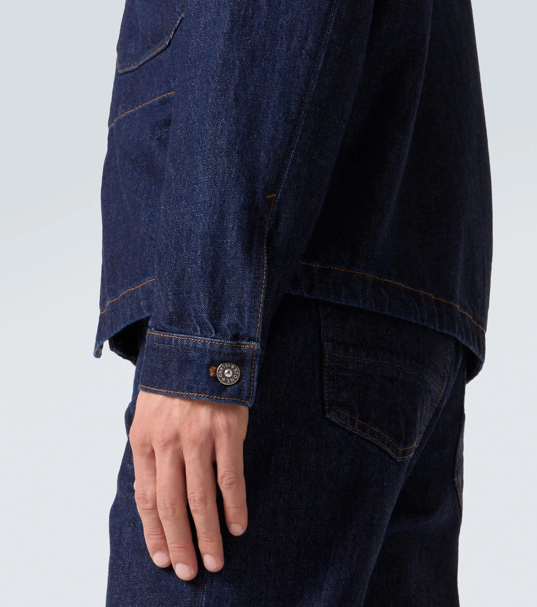 Stone Island - Compass denim overshirt