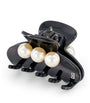Alexandre de Paris Oversize Pearl-Detail Claw Hair Clip