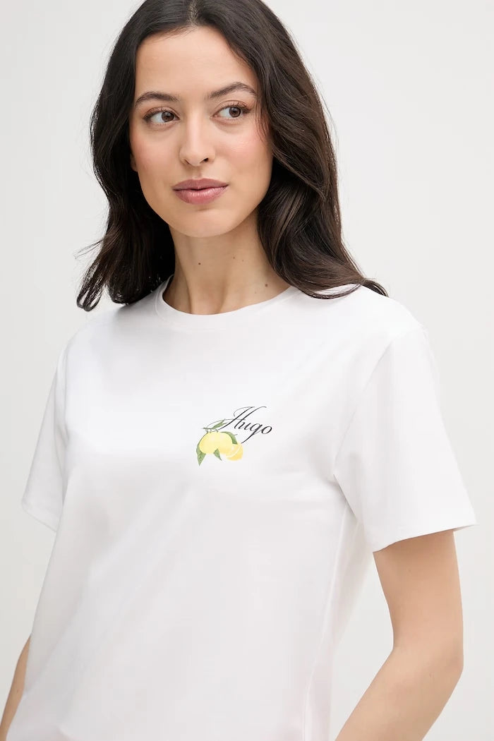 HUGO kadın modal tişört CASUAL T-SHIRT