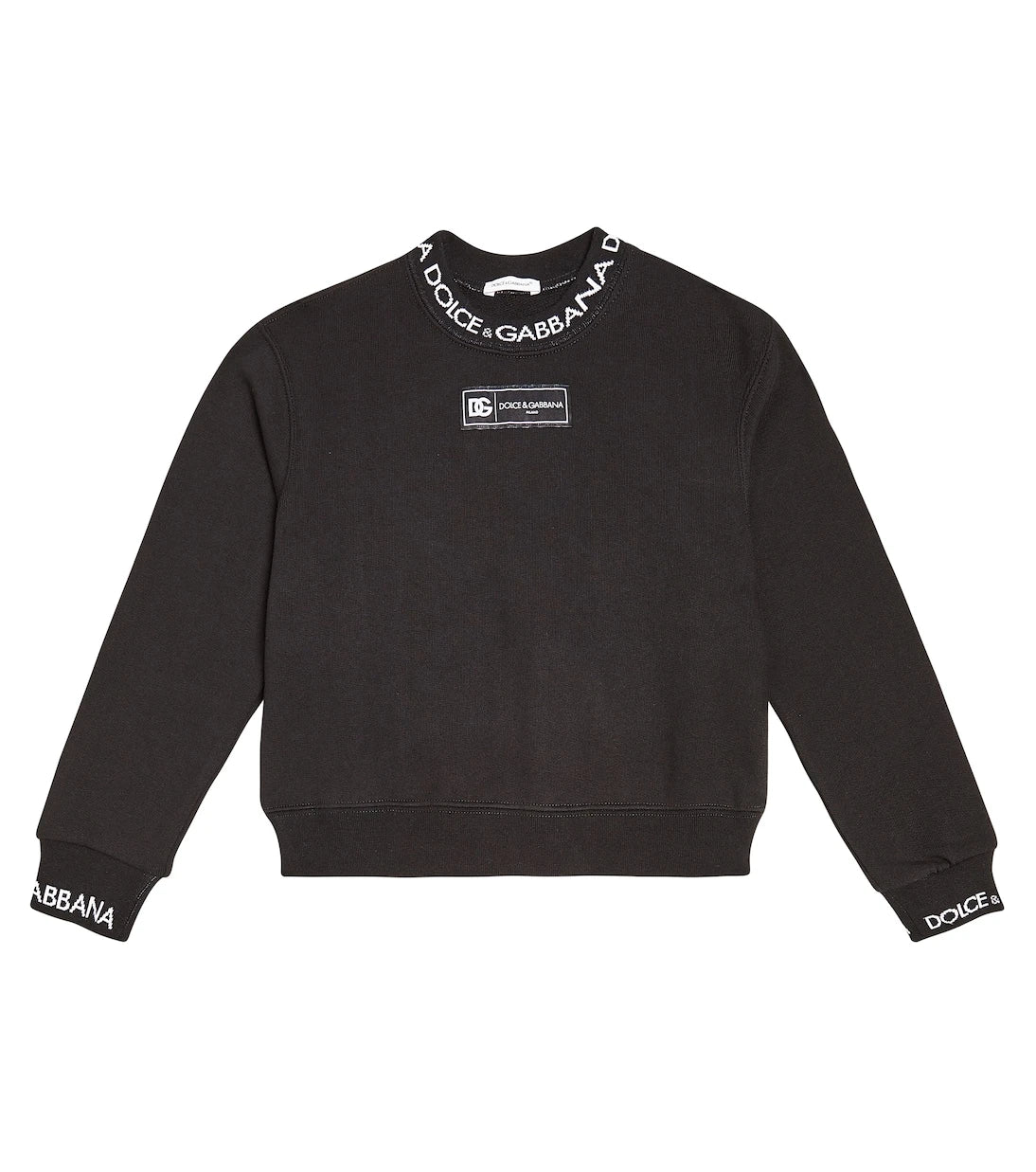 Dolce&Gabbana Kids - DG cotton jersey sweatshirt