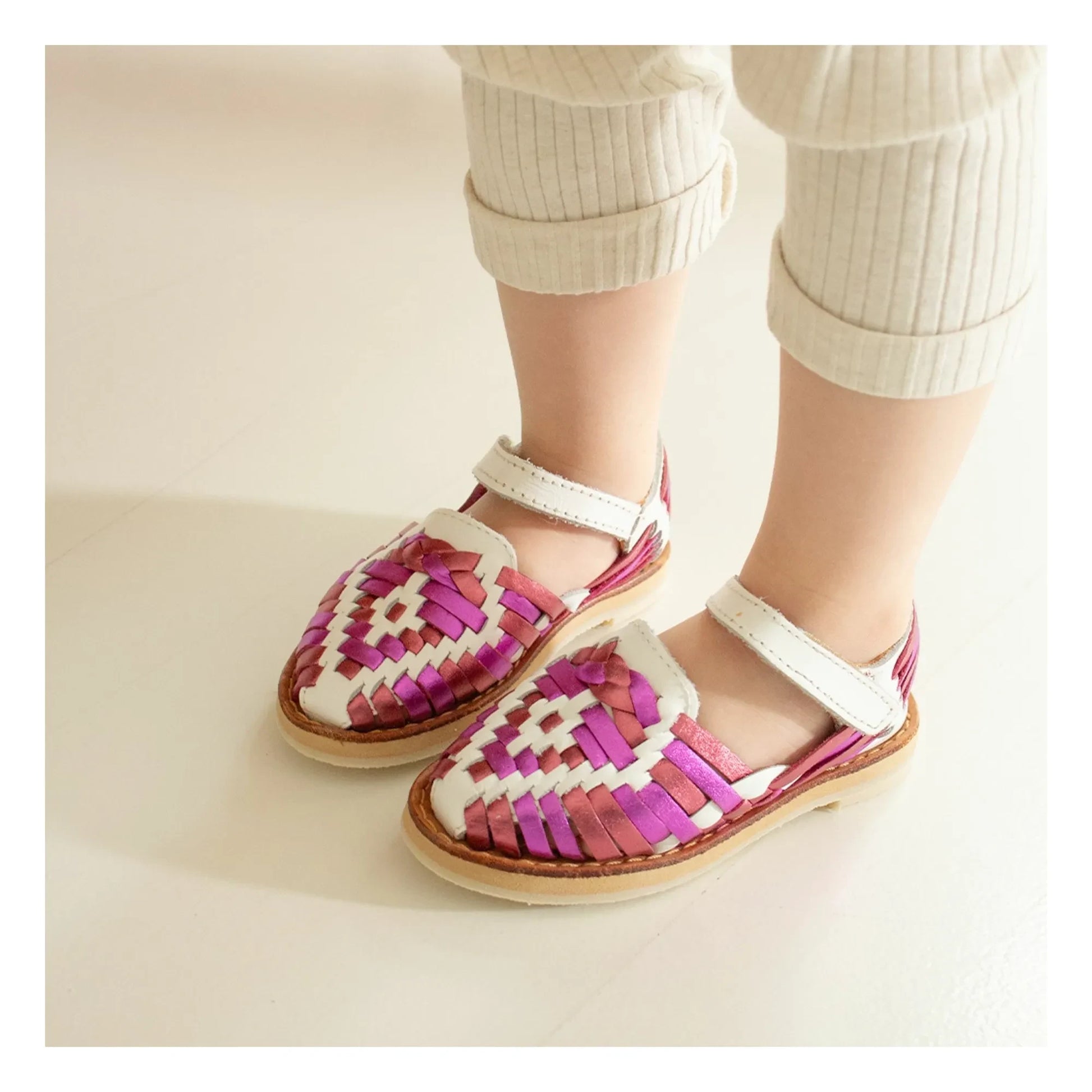 Mapache - Alegria Multi Metallic Sandals | Pink