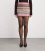 Multi Zigzag Mini Skirt