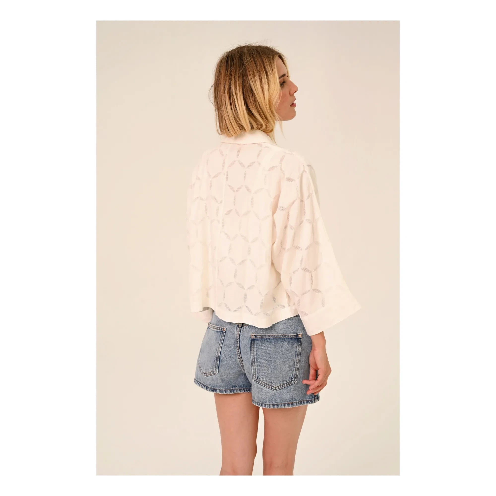 Sacrécoeur - Laelia Circle shirt | Off white