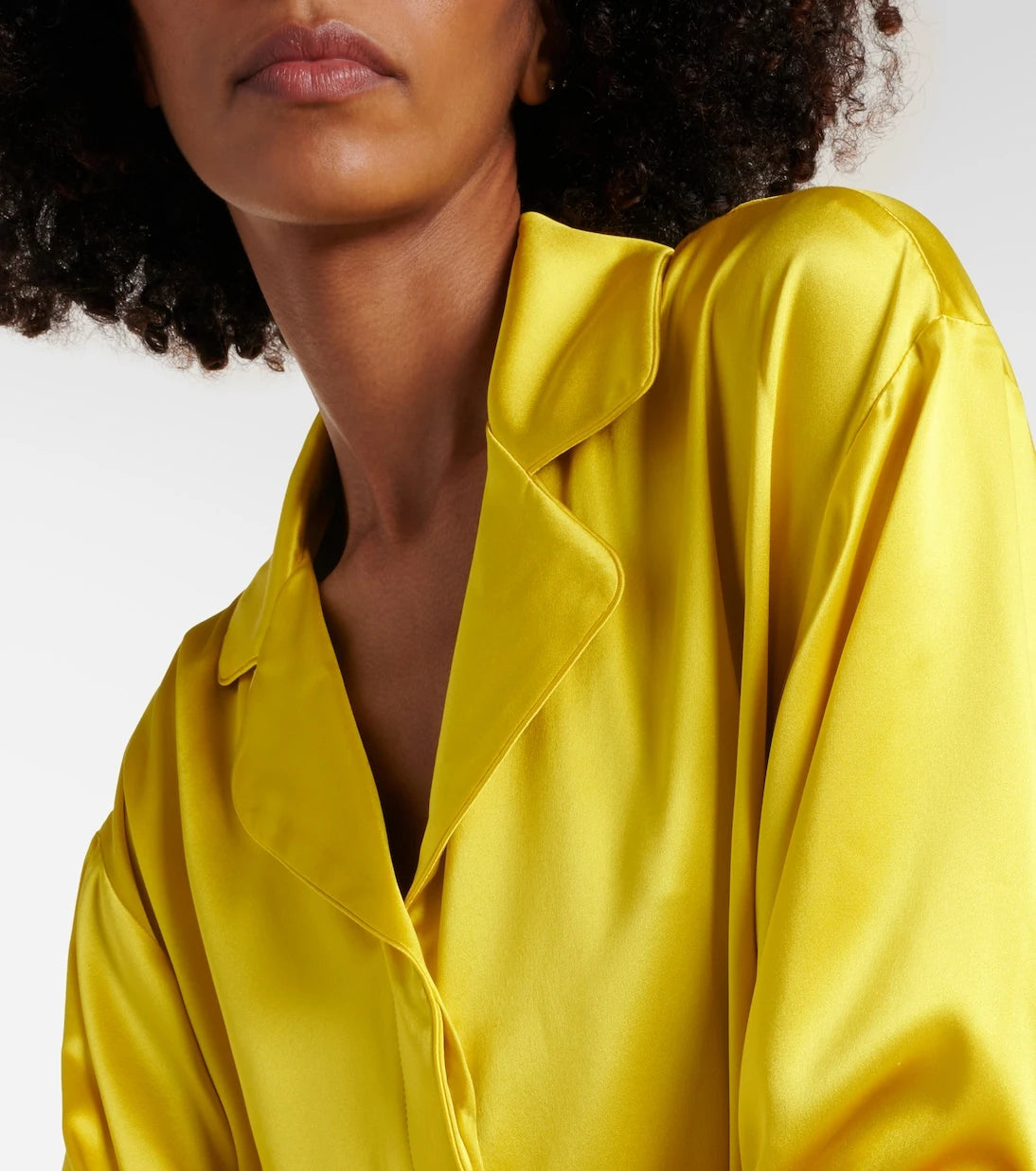 Max Mara - قميص نوم باجاماس حريري إليجانتي فازايو