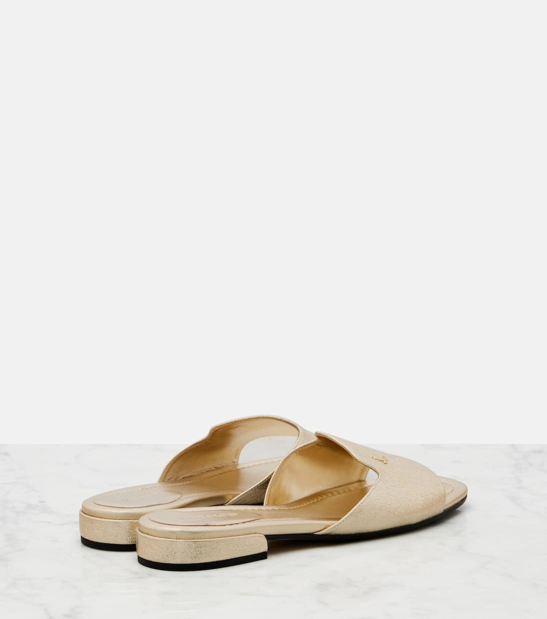 Jimmy Choo - Dina leather slides