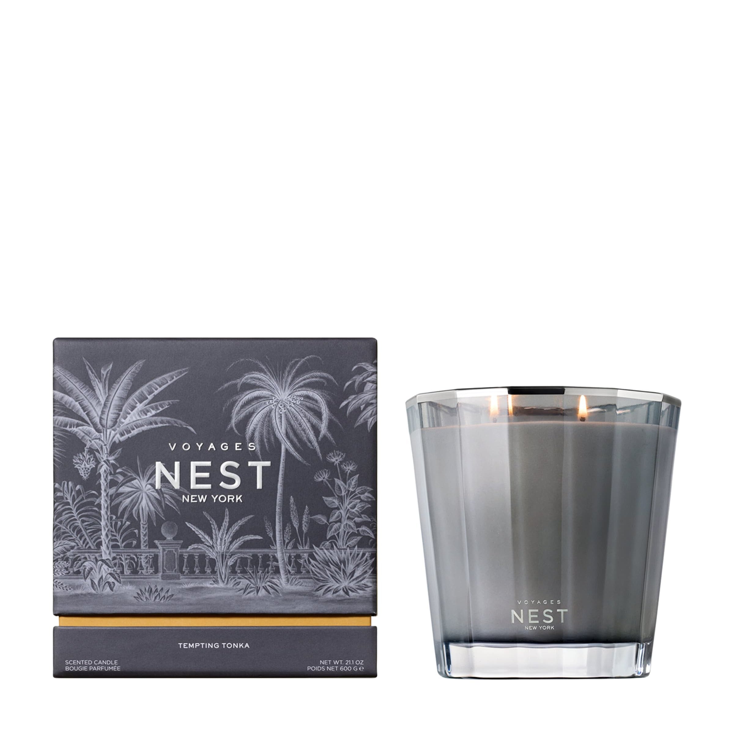 NEST New York VOYAGES Tempting Tonka 2-Wick Candle (600g)