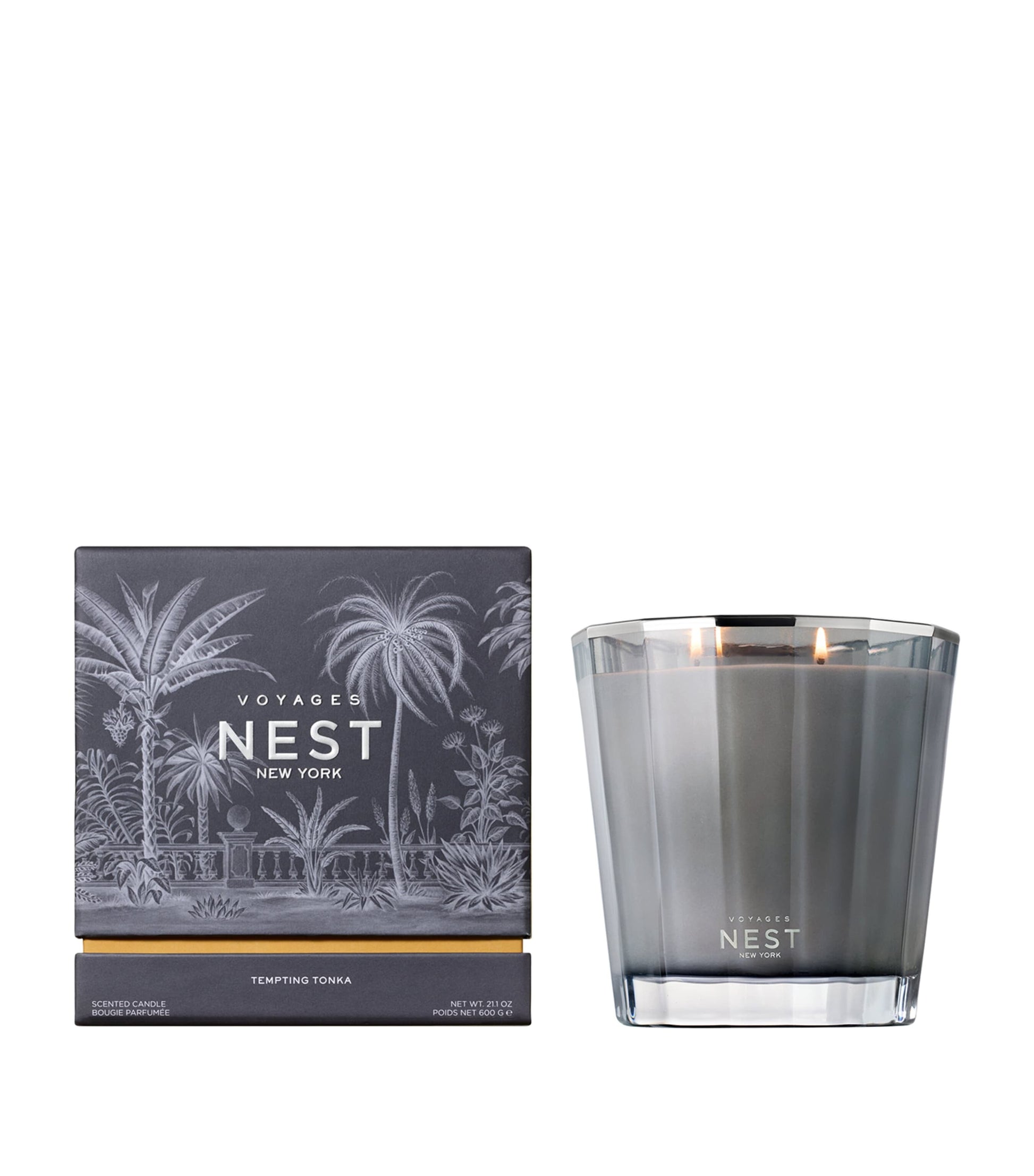 NEST New York VOYAGES Tempting Tonka 2-Wick Candle (600g)