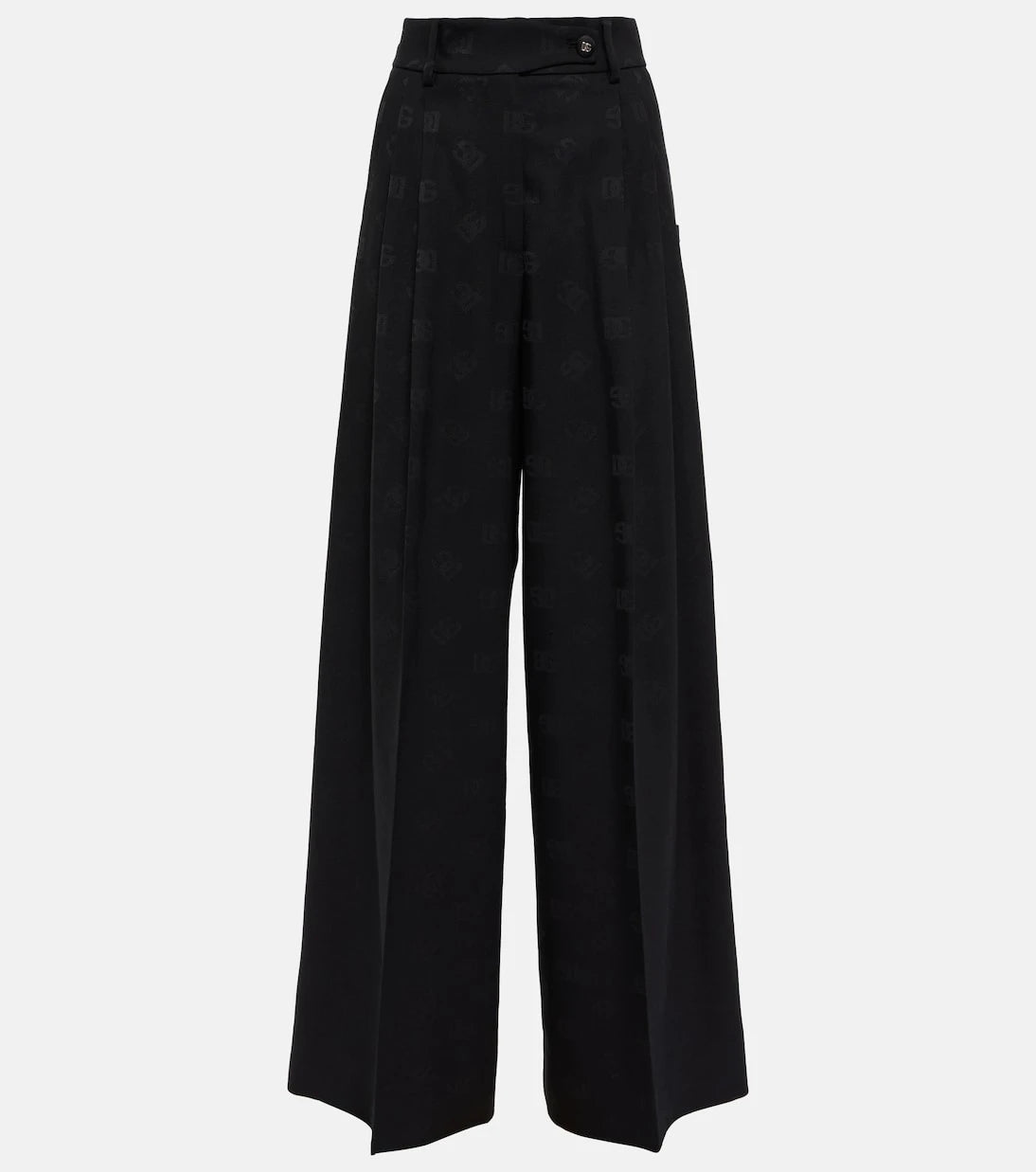 Dolce&Gabbana - High-rise wool-blend wide pants