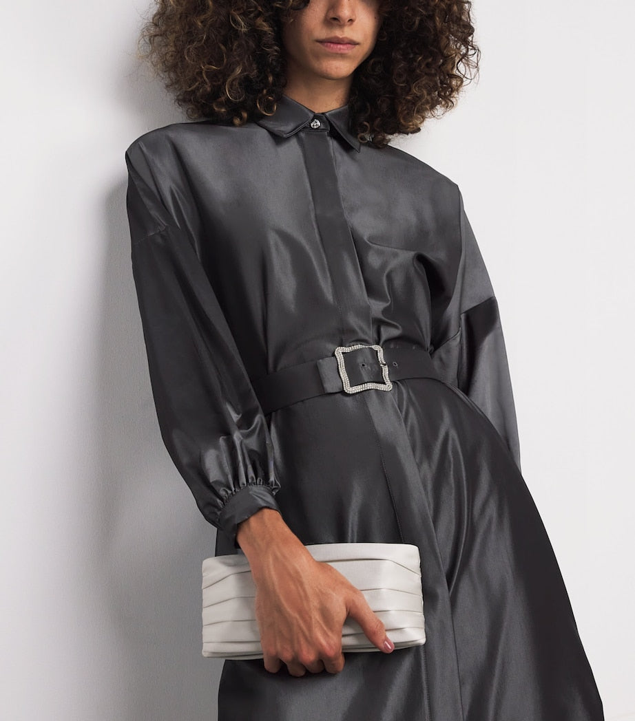 Alexis Mabille Belted Maxi Shirt Dress