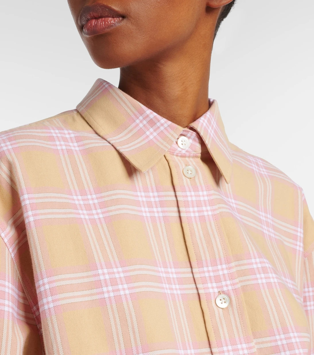 Róhe - Checked cotton flannel overshirt