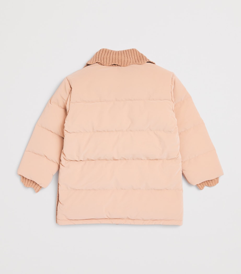 Chloé Kids Down-Filled Quilted Coat (6-12 Years)
