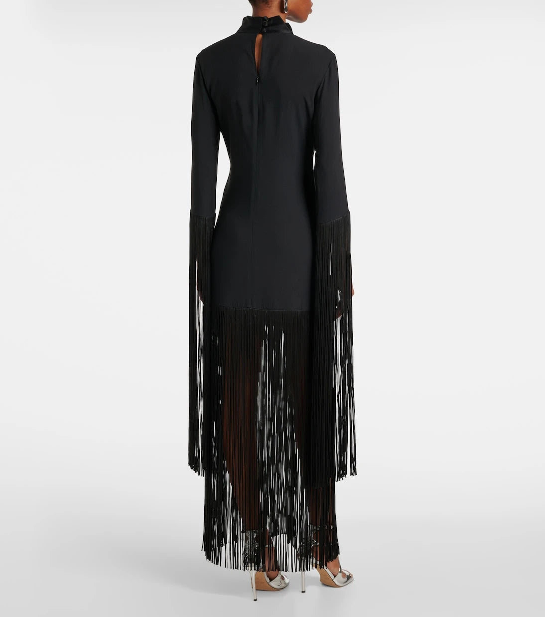Taller Marmo - Chicago fringed crêpe minidress