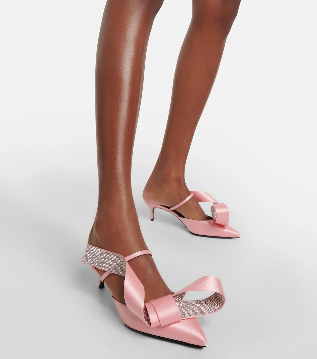 Area - x Sergio Rossi Marquise crystal-embellished mules