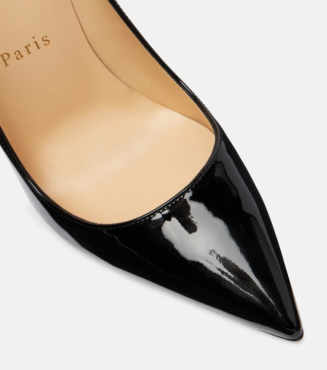 Christian Louboutin - حذاء So Kate 120 بكعب عالٍ من الجلد اللامع