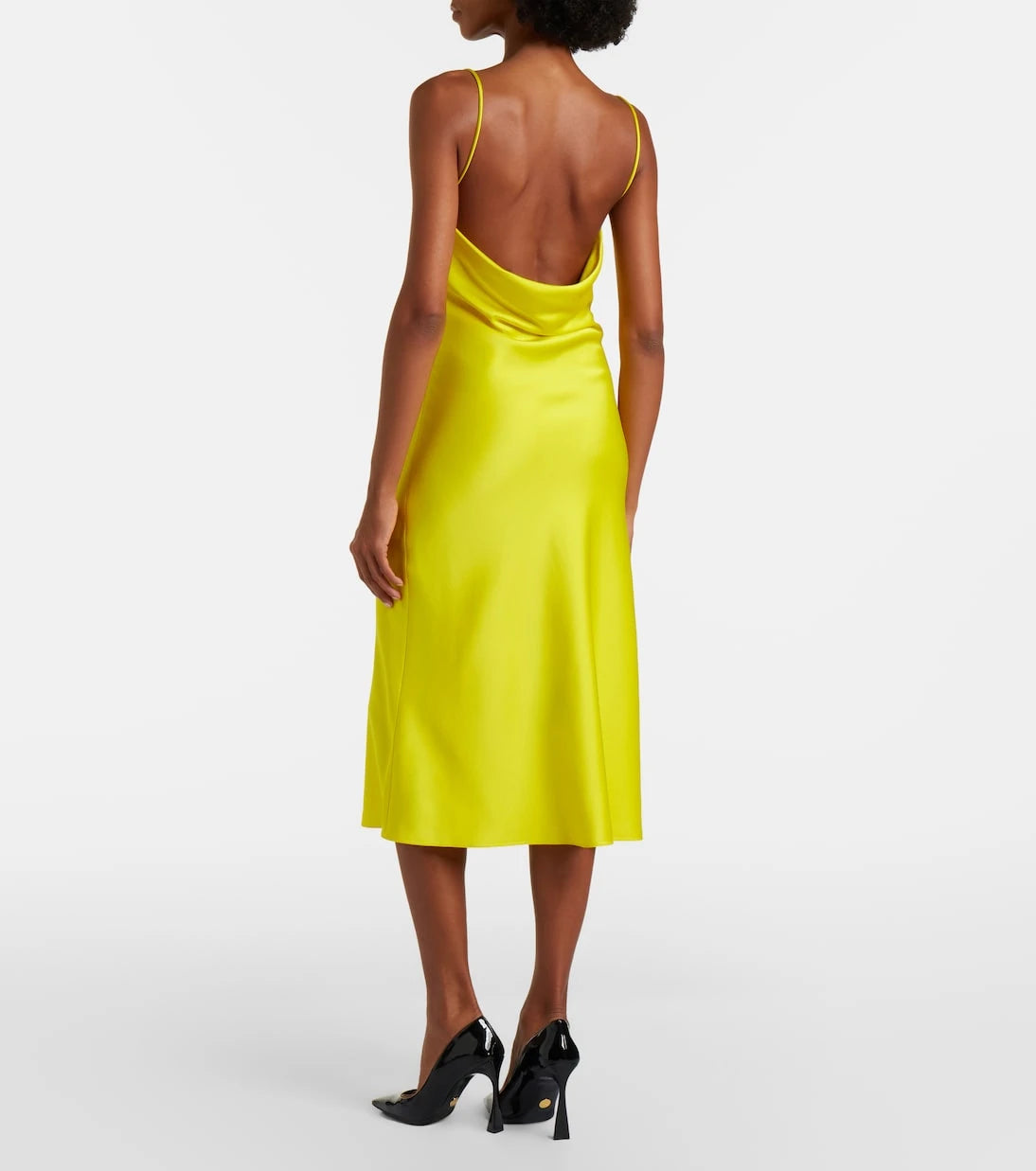Stella McCartney - Draped satin slip dress