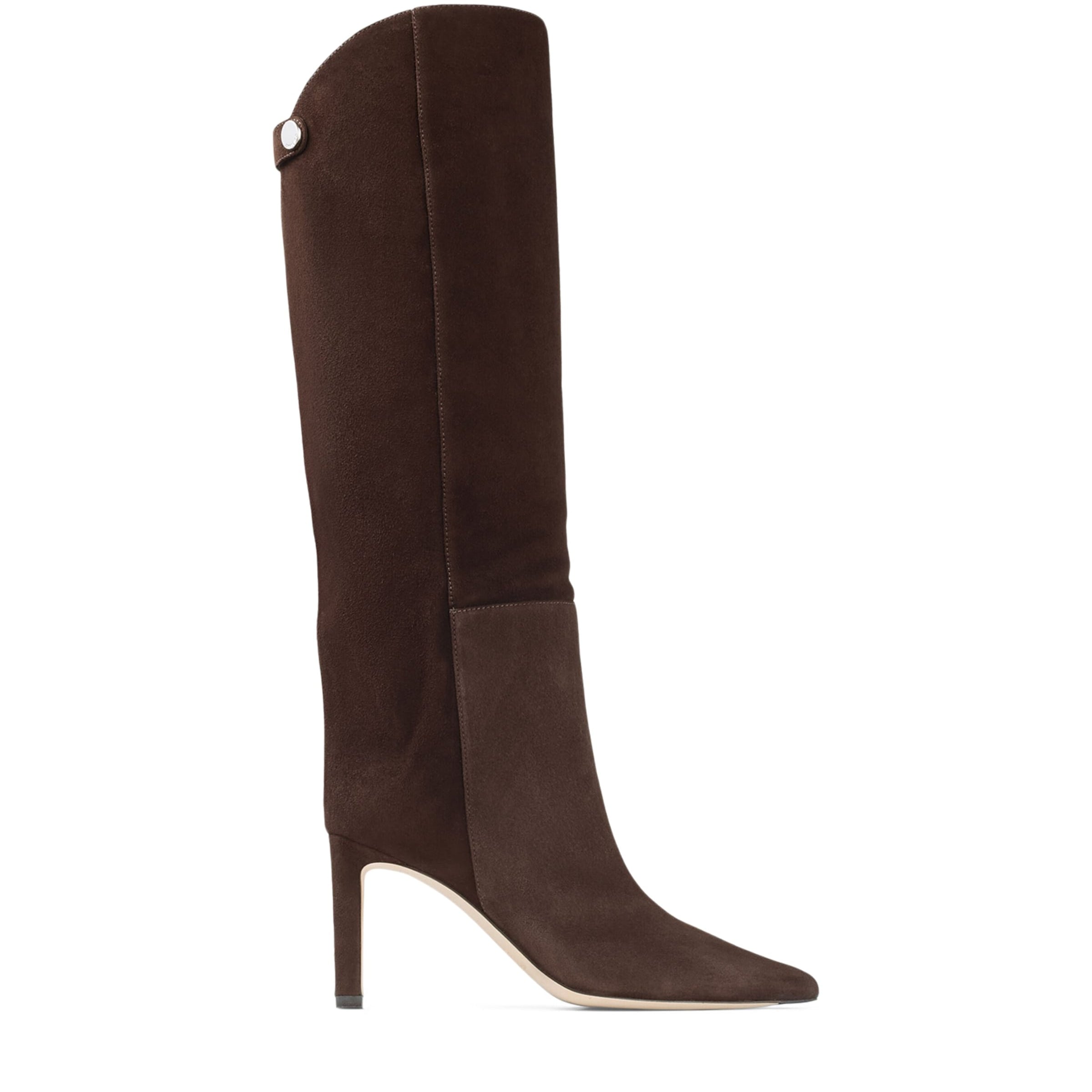 Jimmy Choo Alizze 85 Suede Knee-High Boots