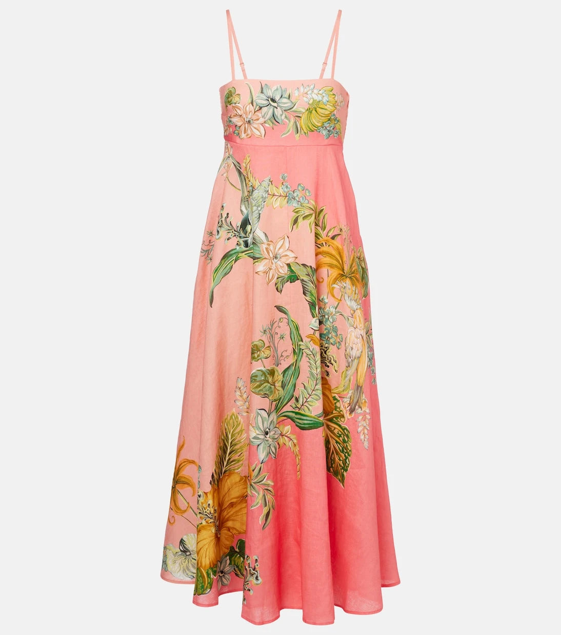 Alémais - Anika floral linen maxi dress