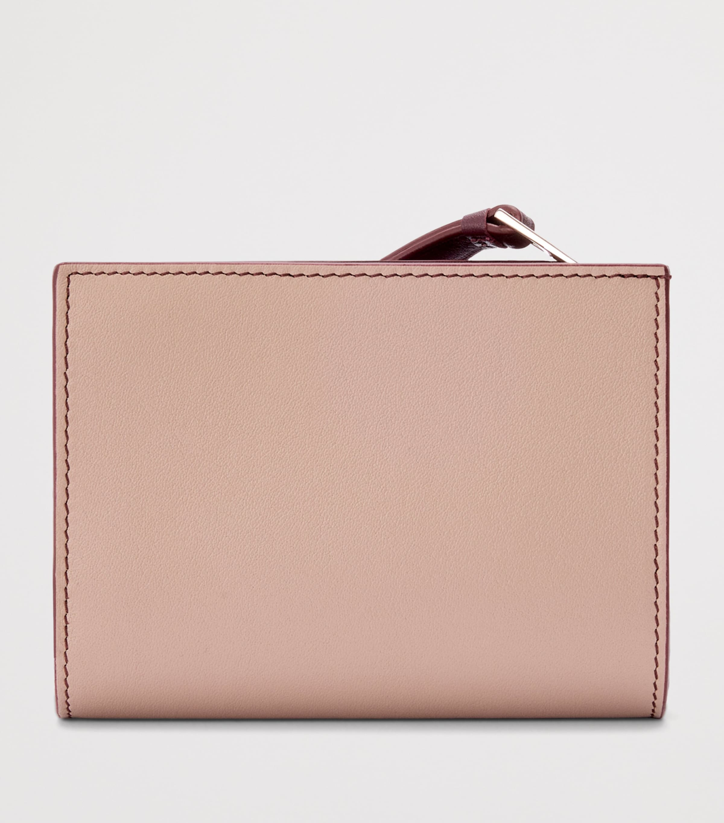 LOEWE Blue Leather Puzzle Compact Wallet