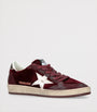 Golden Goose Red Suede Ball Star Sneakers